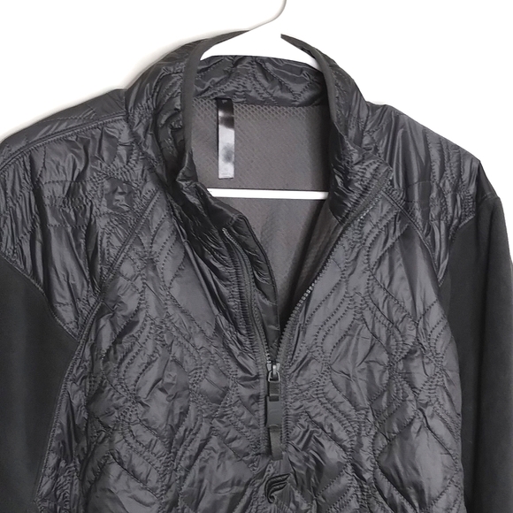 Fabletics Men's Loft Quilted 1/4 Zip Fleece Jacket XL - Picture 2 of 10
